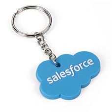 Salesforce Cloud Rubber Key Chain