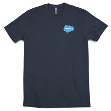 Men's Cotton Crew Neck T-Shirt Indigo