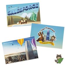 Salesforce Tower Postcards