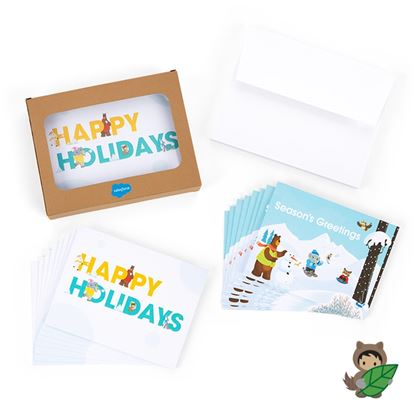 Holiday Card Set Snowman -16pk