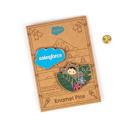 Salesforce Cloud &amp; Astro Character Pin Set