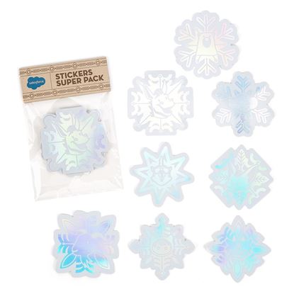 Snowflake Holographic Sticker Packs